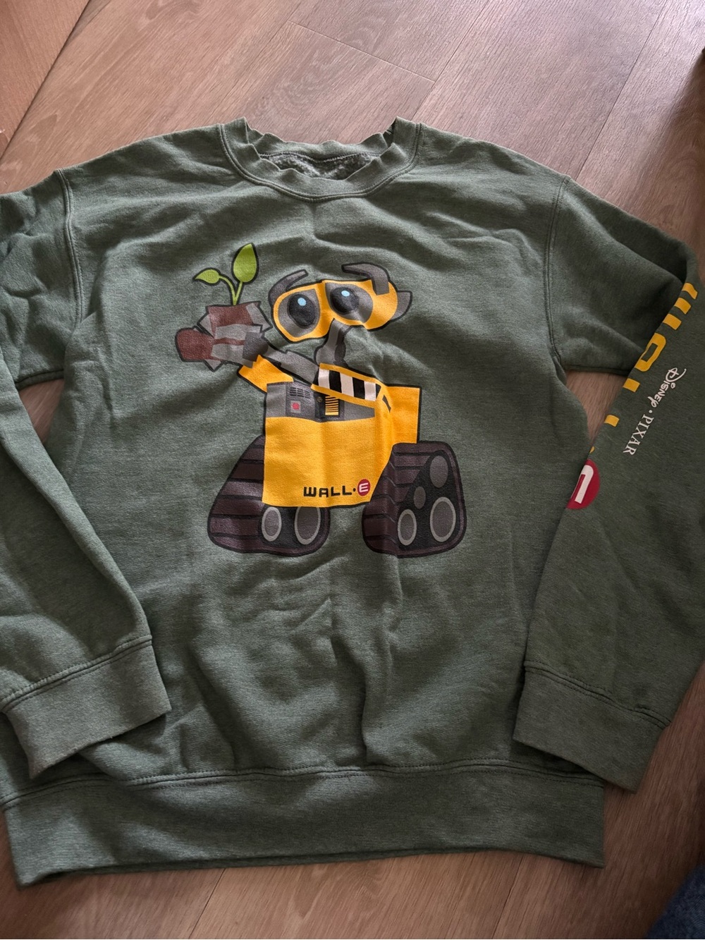 Disney Pixar WALL·E Olive Green Graphic Sweatshirt